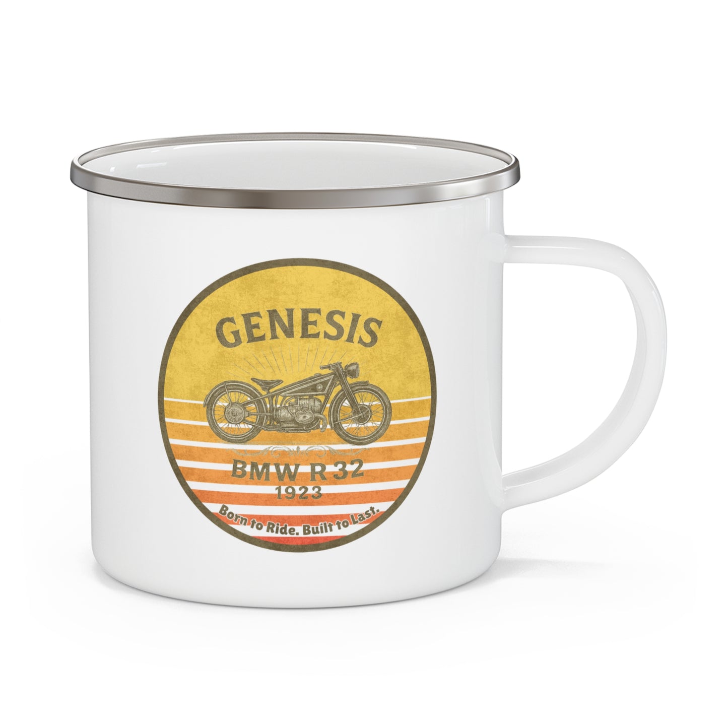Enamel Mug BMW Genesis Motorbike Adventure