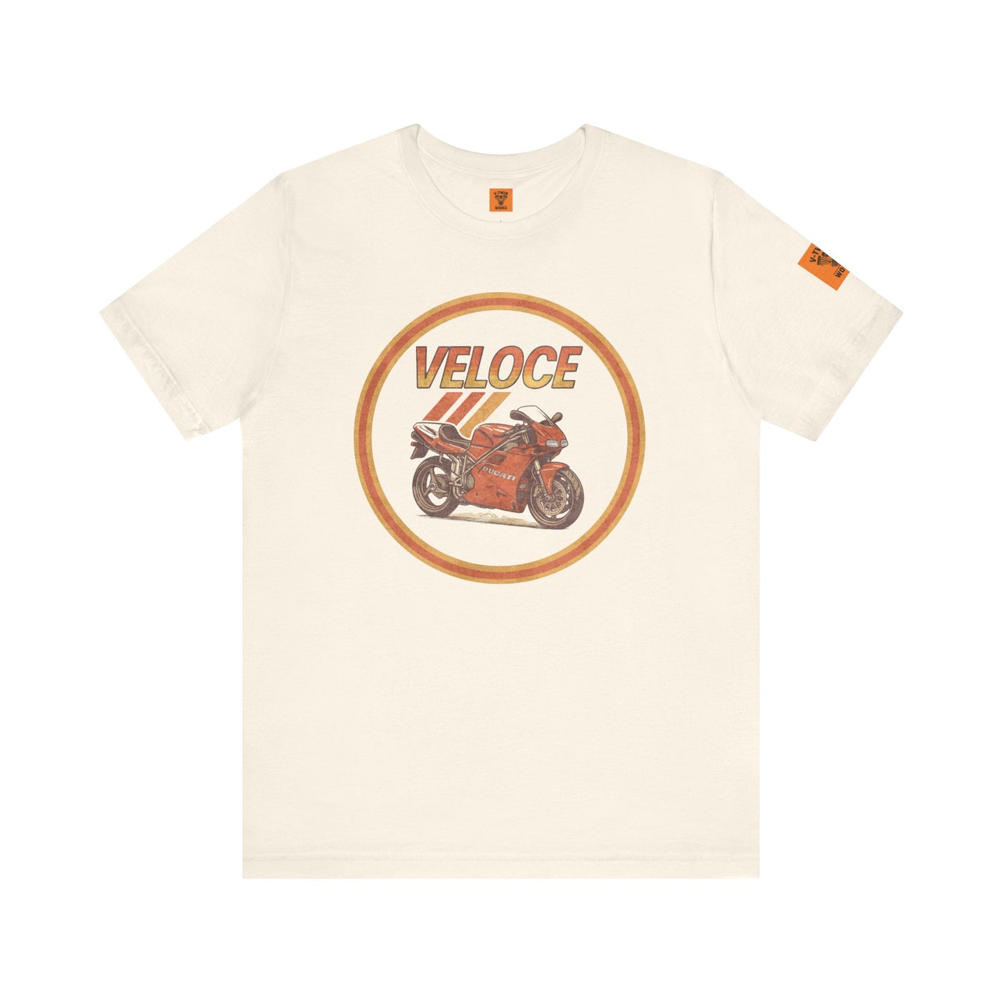 Unisex Retro Vintage Ducati Motorbike Tee