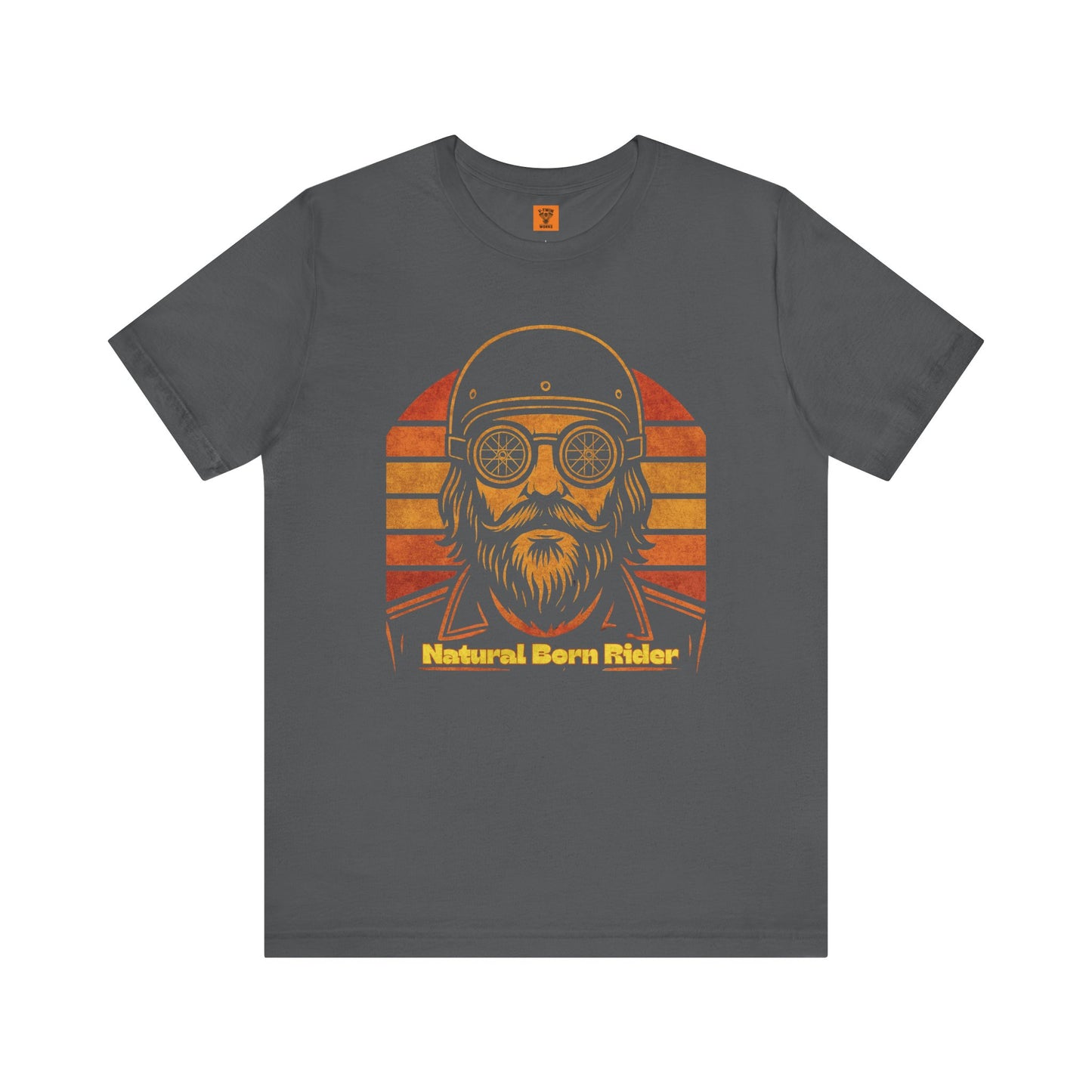 Unisex Retro Vintage Sunset Motorbike Tee