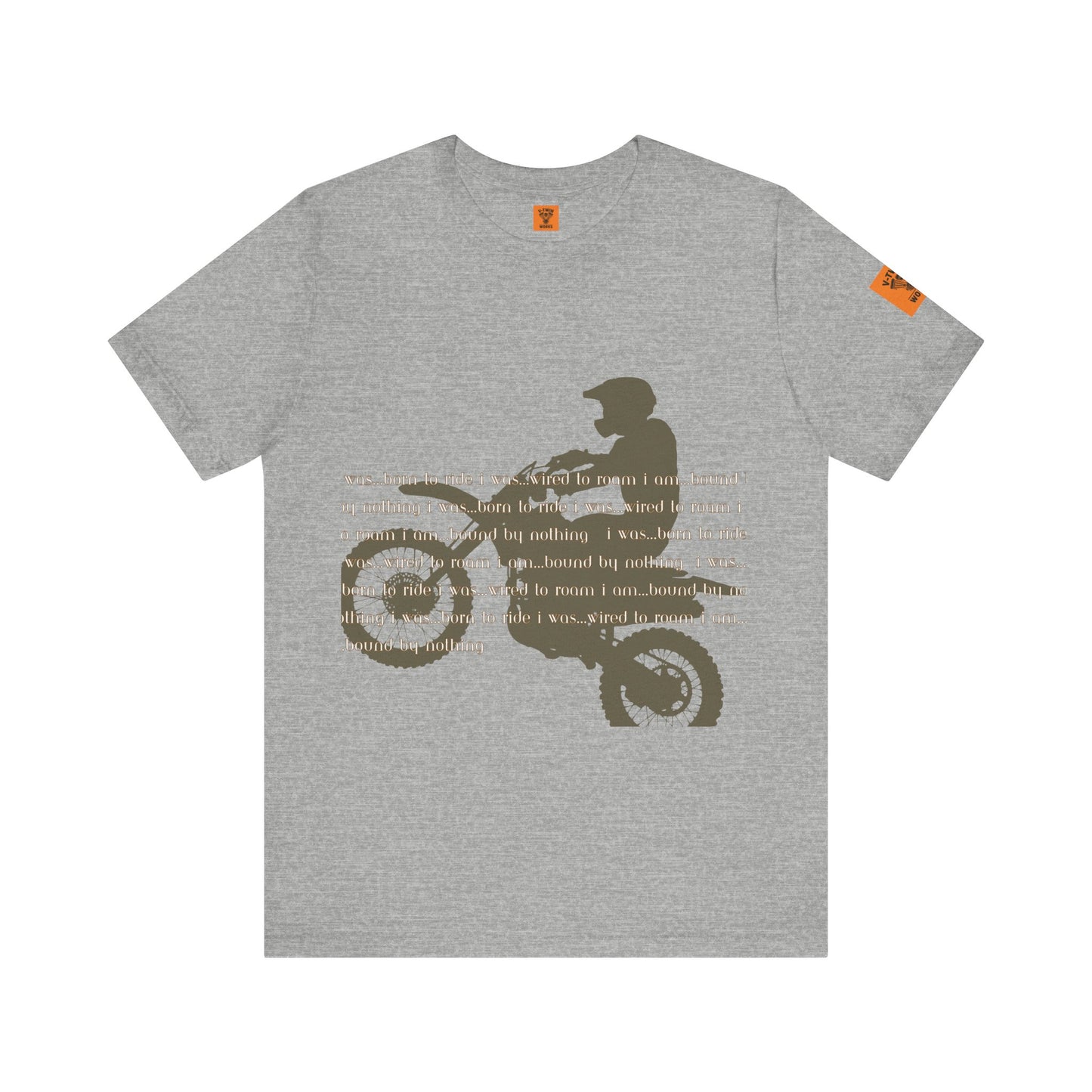 Unisex Inspirational T-Shirt Dirt Bike Jumper Tee