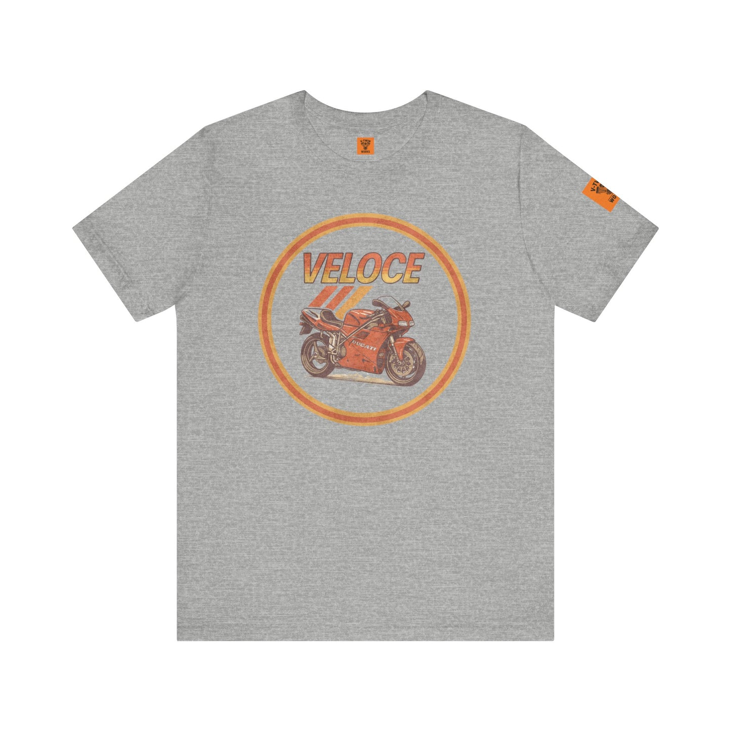 Unisex Retro Vintage Ducati Motorbike Tee