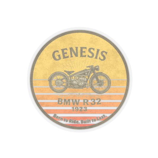BMW Motorbike Sticker Retro Genesis R32 Sticker