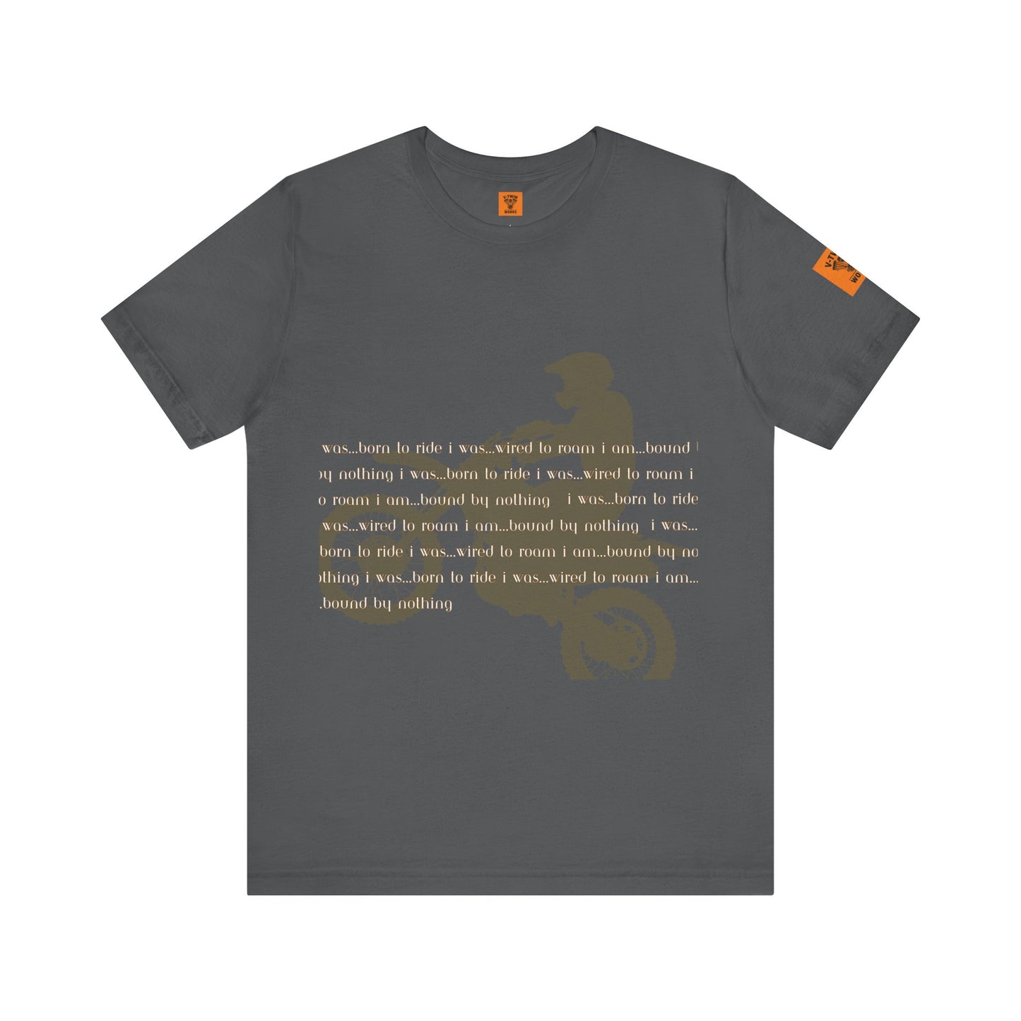 Unisex Inspirational T-Shirt Dirt Bike Jumper Tee