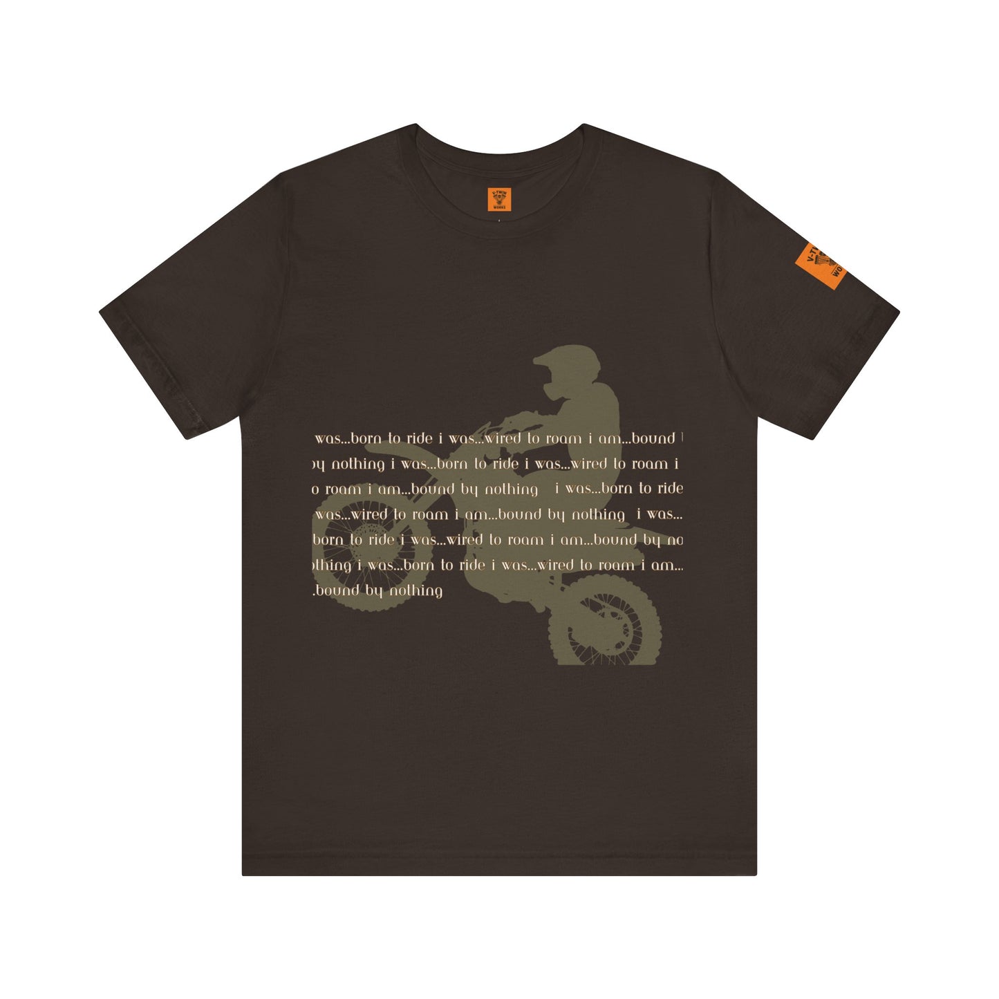 Unisex Inspirational T-Shirt Dirt Bike Jumper Tee