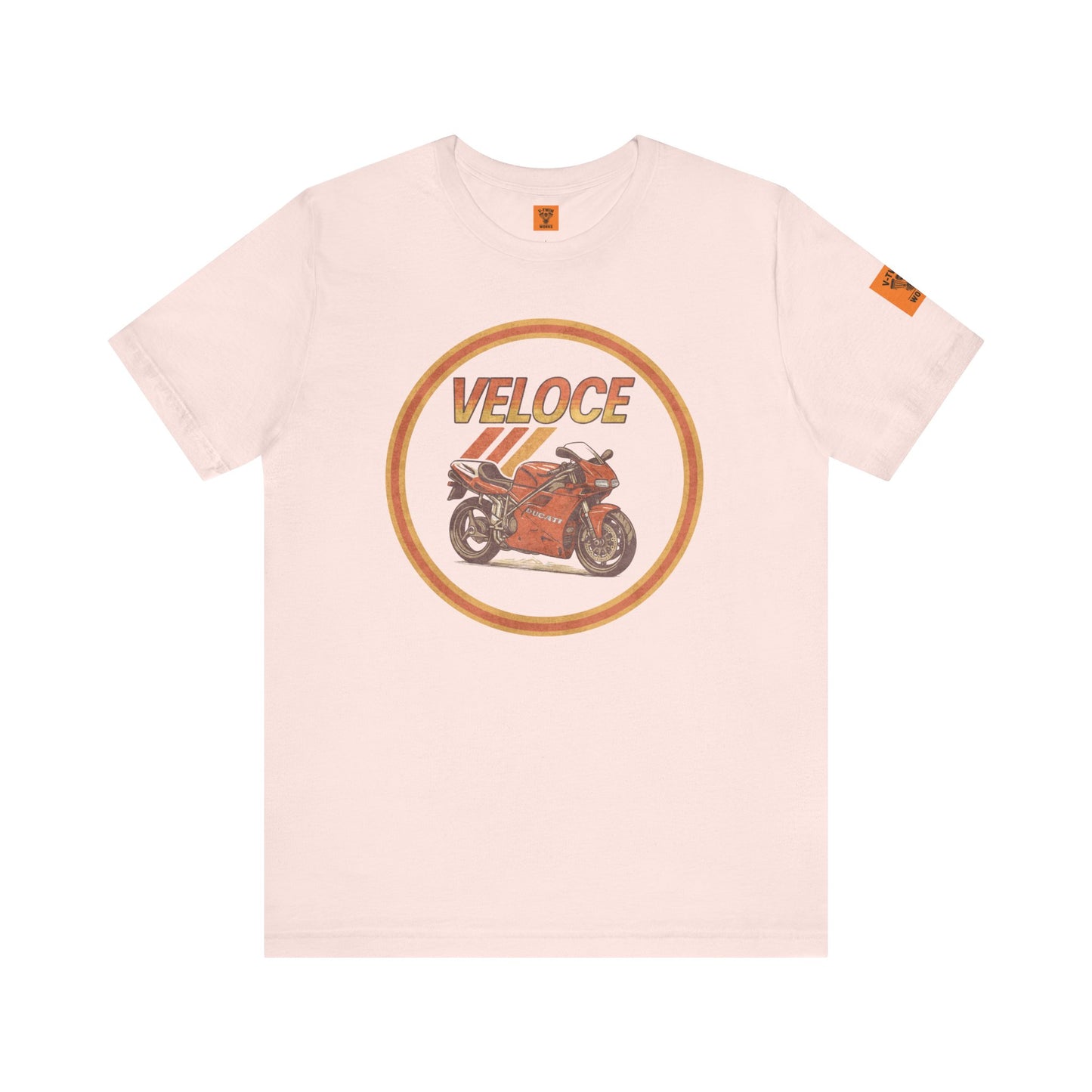 Unisex Retro Vintage Ducati Motorbike Tee